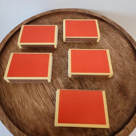 Vintage Match Box Three Stars Safety Matches Sweden 5-Boxed Matches - Picture 4 of 4